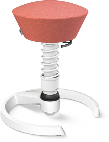 AERIS Sitzhocker Swopper 101STWHWHCP3 rosa/weiss, mit Gleiter