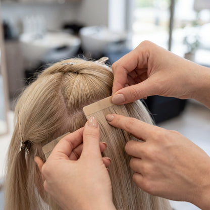 Ajkune Professional Tape Extensions – Luxushaar für natürliches Volumen