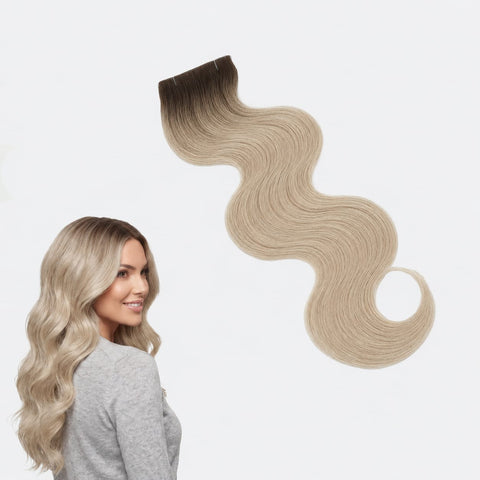 Ajkune Professional Tape Extensions – Luxushaar für natürliches Volumen