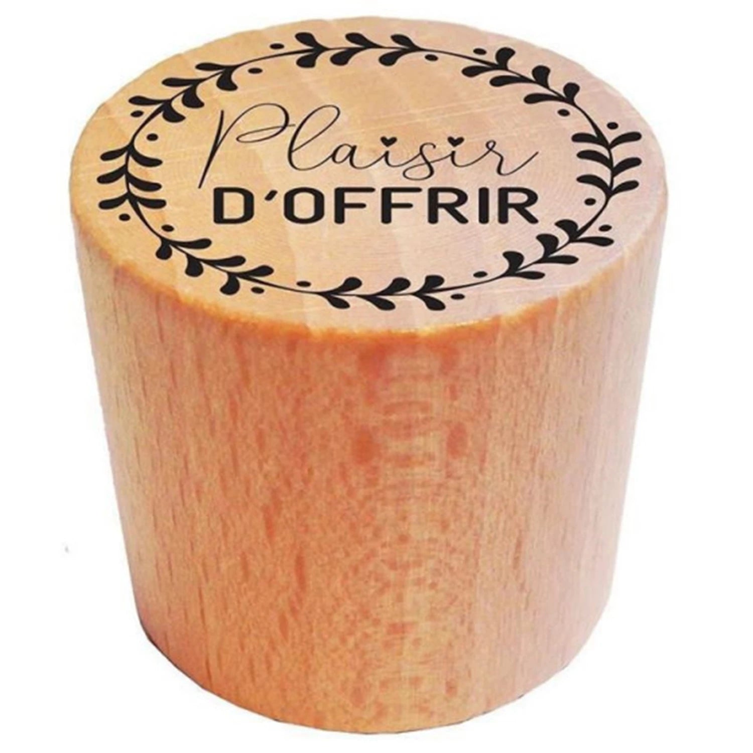 RUNDE HOLZSTEMPEL ROND PLAISIR D'OFFRIR, FRANZ.