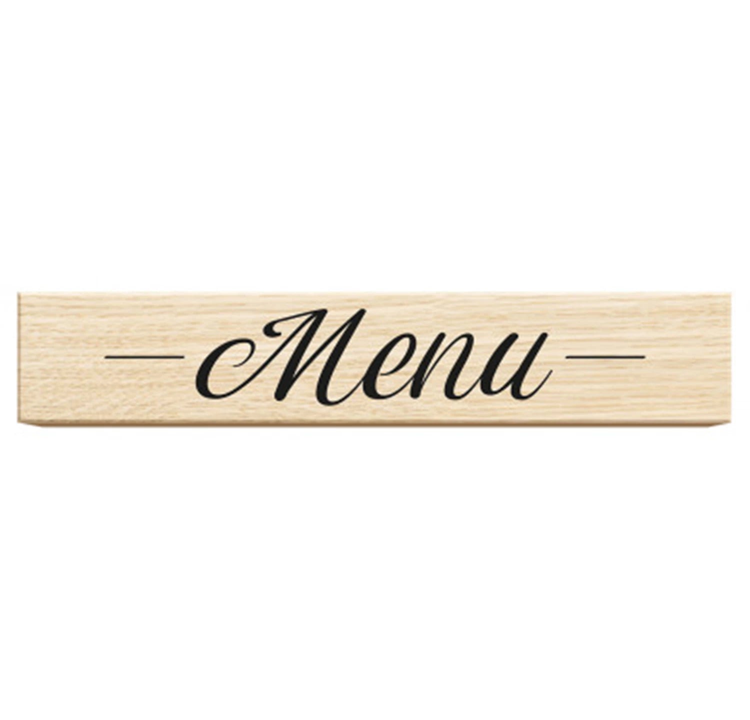 HOLZSTEMPEL MENU