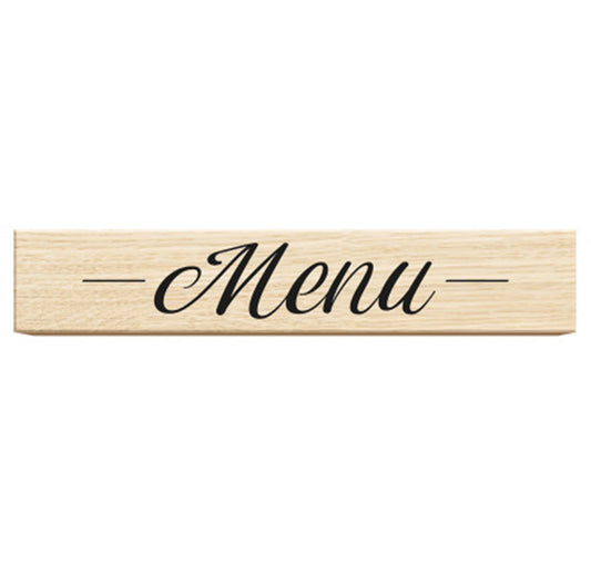 HOLZSTEMPEL MENU