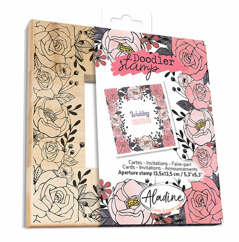 DOODLER HOLZSTEMPEL BLUMEN