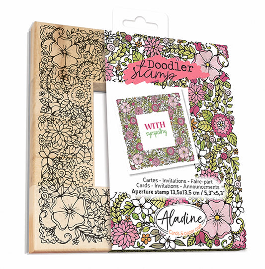 DOODLER HOLZSTEMPEL FLOWERS