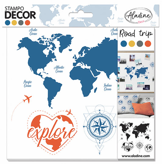 STAMPO DECOR ROAD TRIP