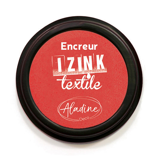 TEXTILSTEMPELKISSEN IZINK ROT SANTAL