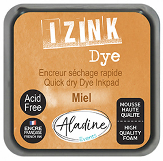 GROßES STEMPELKISSEN IZINK DYE BEIGE