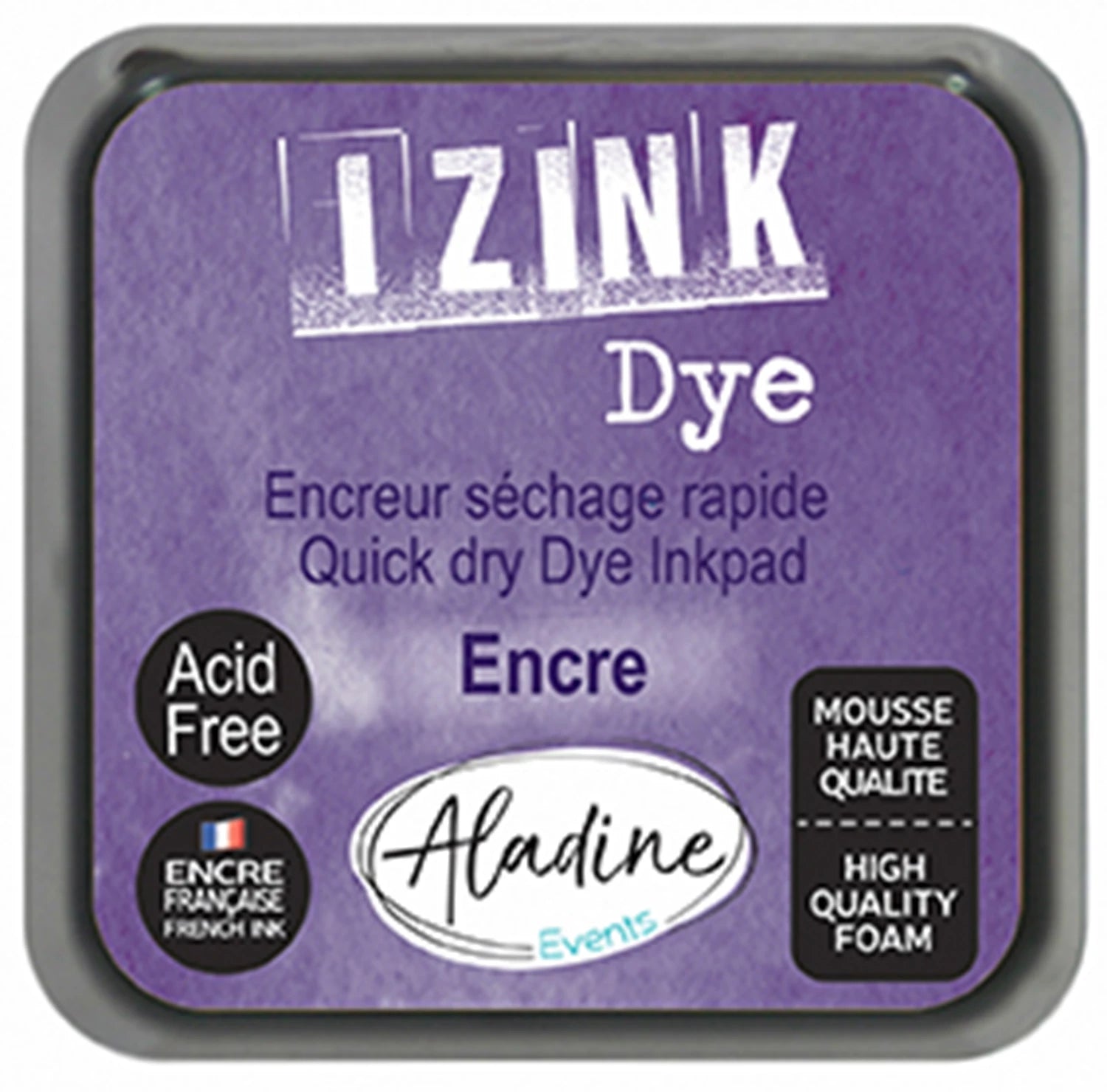 GROßES STEMPELKISSEN IZINK DYE VIOLETT