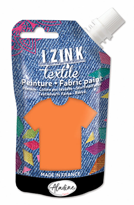 IZINK TEXTILMALFARBE ORANGE 50 ML