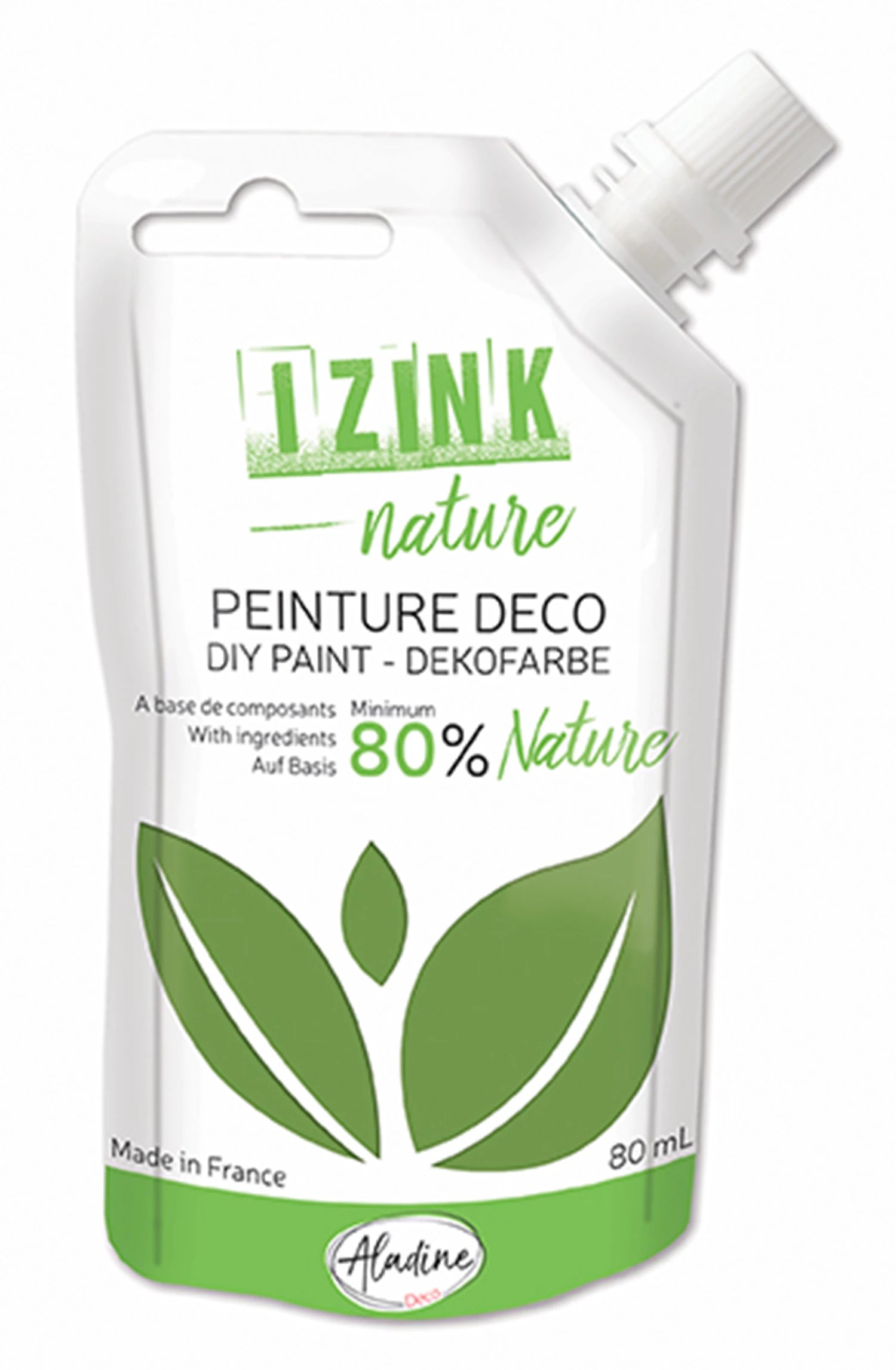 IZINK DEKO NATURMALFARBE DSCHUNGEL GRÜN 80 ML