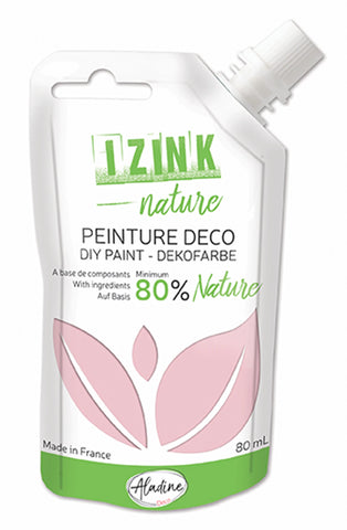 IZINK DEKO NATURMALFARBE BLASSROSA 80 ML