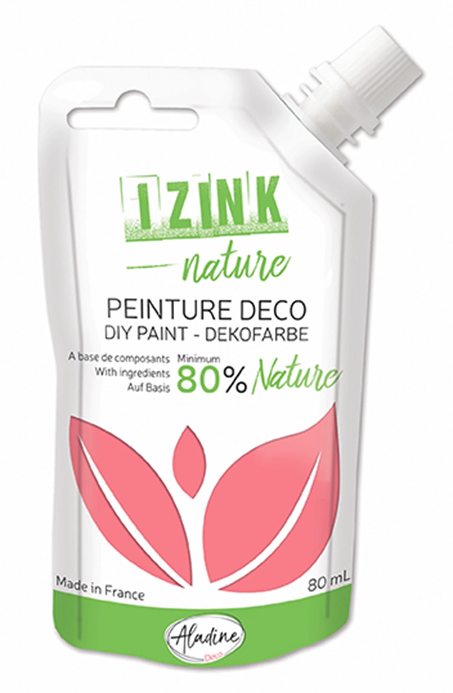 IZINK DEKO NATURMALFARBE KORALLENROSA 80 ML