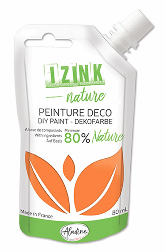 IZINK DEKO NATURMALFARBE SAFRANORANGE 80 ML