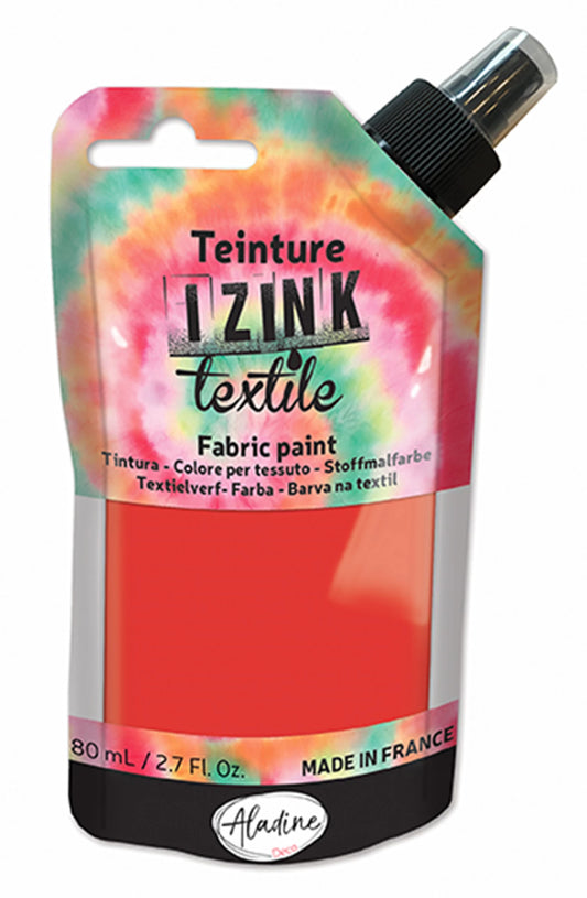 IZINK TEXTILFARBE ROT SANTAL 80 ML