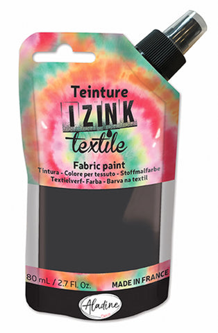 IZINK TEXTILFARBE SCHWARZ KHOL 80 ML