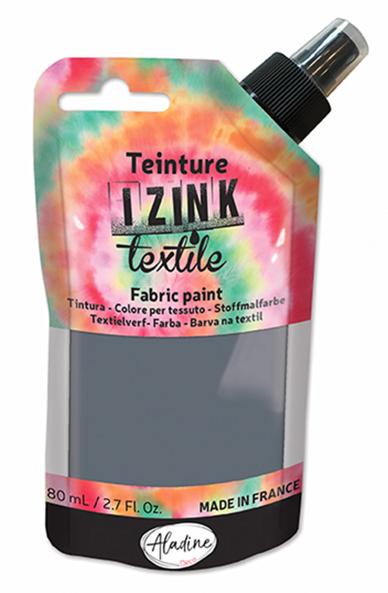 IZINK TEXTILFARBE GRAU 80 ML