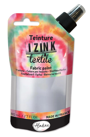 IZINK TEXTILFARBE SILBER 80 ML