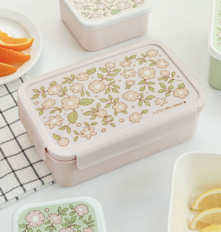 ALLC Lunch Box 22x7x14.5cm BBBLPI68 Blossoms-pink