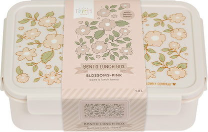ALLC Lunch Box 22x7x14.5cm BBBLPI68 Blossoms-pink