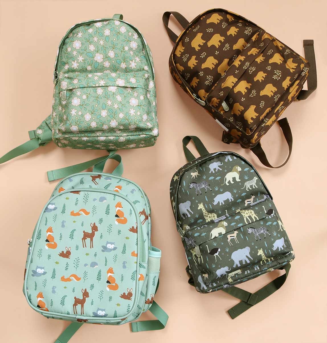 ALLC Rucksack BPBLSA60 Blossom-sage 23.5x30x10cm