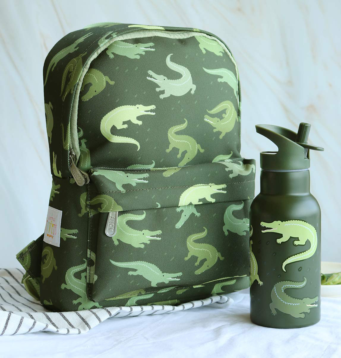 ALLC Kleiner Rucksack Krokodile BPCRGR70 23.5x30x10cm