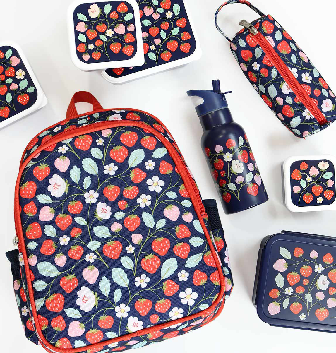 ALLC Rucksack Erdbeeren BPSTBU66 27x32x19cm