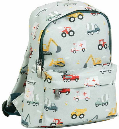 ALLC Kleiner Rucksack Fahrzeuge BPVEBU69 23.5x30x10cm