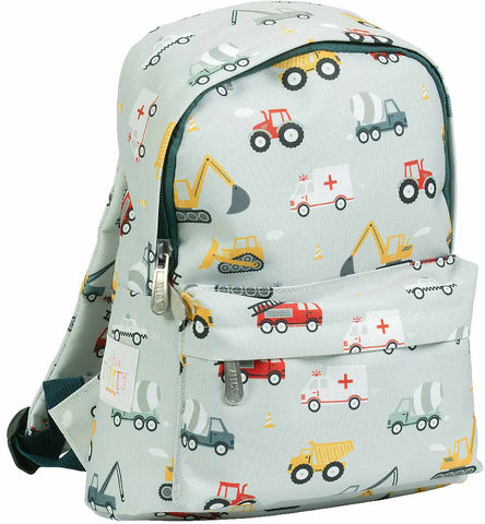 ALLC Kleiner Rucksack Fahrzeuge BPVEBU69 23.5x30x10cm