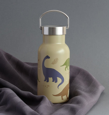 ALLC Trinkflasche Dinosaurs DBSSDI40 beige
