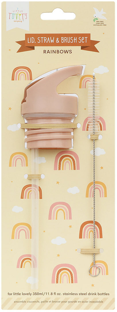 ALLC Set für Trinkflasche DBSSRE50 Deckel, Strohhalm, Bürste