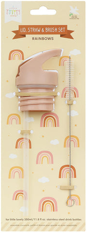 ALLC Set für Trinkflasche DBSSRE50 Deckel, Strohhalm, Bürste