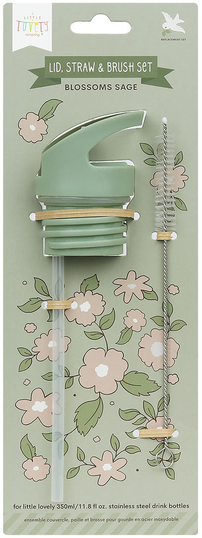 ALLC Set für Trinkflasche DBSSRE56 Deckel, Strohhalm, Bürste