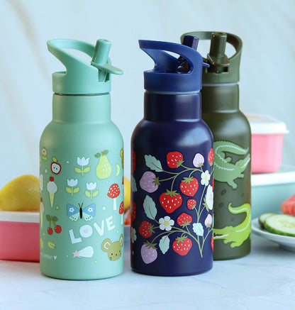 ALLC Trinkflasche Strawberries DBSSST69 Stainless 7.3x20cm