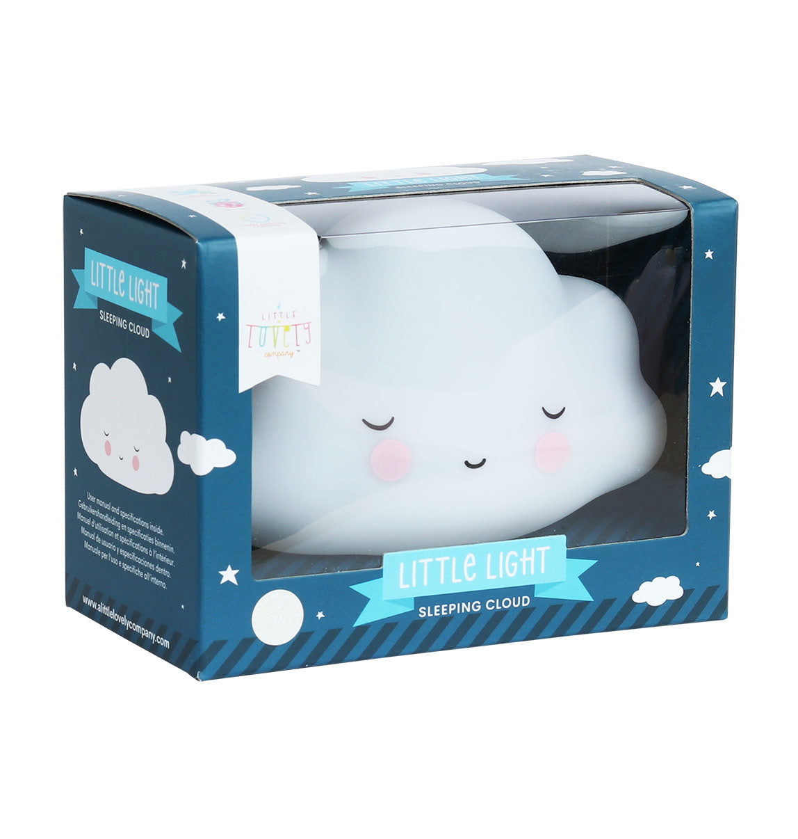 ALLC Nachtlicht Mini LLSCWHI70 Sleeping cloud 14x13x5cm