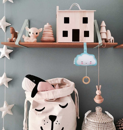 ALLC Mobile mit Musik 17x16cm MUCLBU02 Cloud