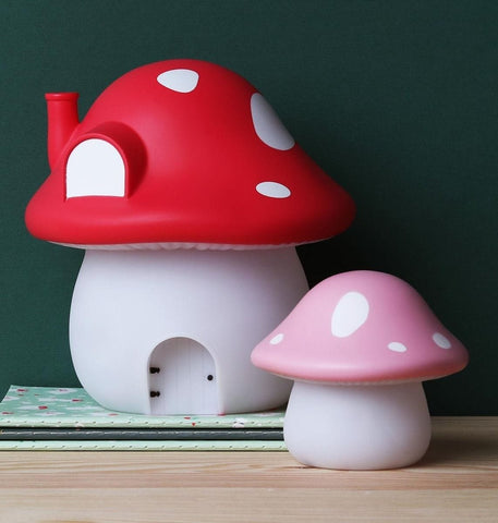 ALLC Nachtlicht mit Sticker NLDEPI17 Mushroom rot 17x19x17cm