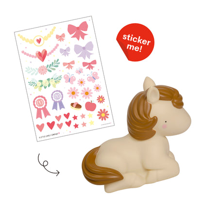 ALLC Nachtlicht mit Sticker NLHOBR8 Horse 20x17x11cm