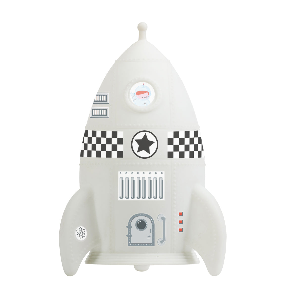 ALLC Nachtlicht mit Sticker NLROWH26 Rocket 13x20x13cm
