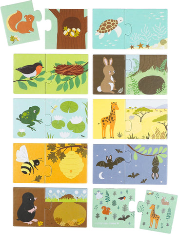 ALLC Puzzle PGMPAH10 Animal habitats 20-teilig
