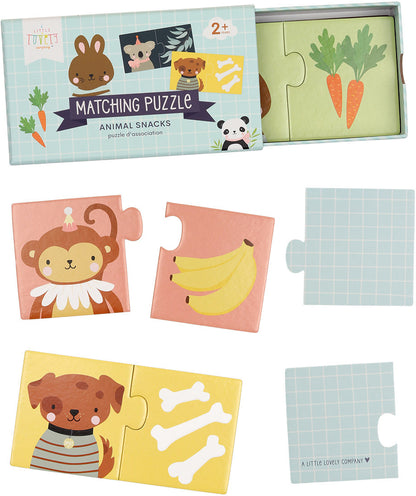 ALLC Puzzle PGMPAS07 Animal and Snacks 10-teilig