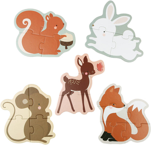 ALLC Puzzle PGPUFF05 Forest friends 5-teilig