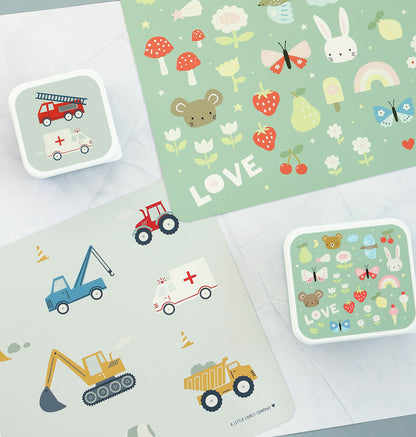 ALLC Tischset 43x34cm PMVEBU09 Vehicles