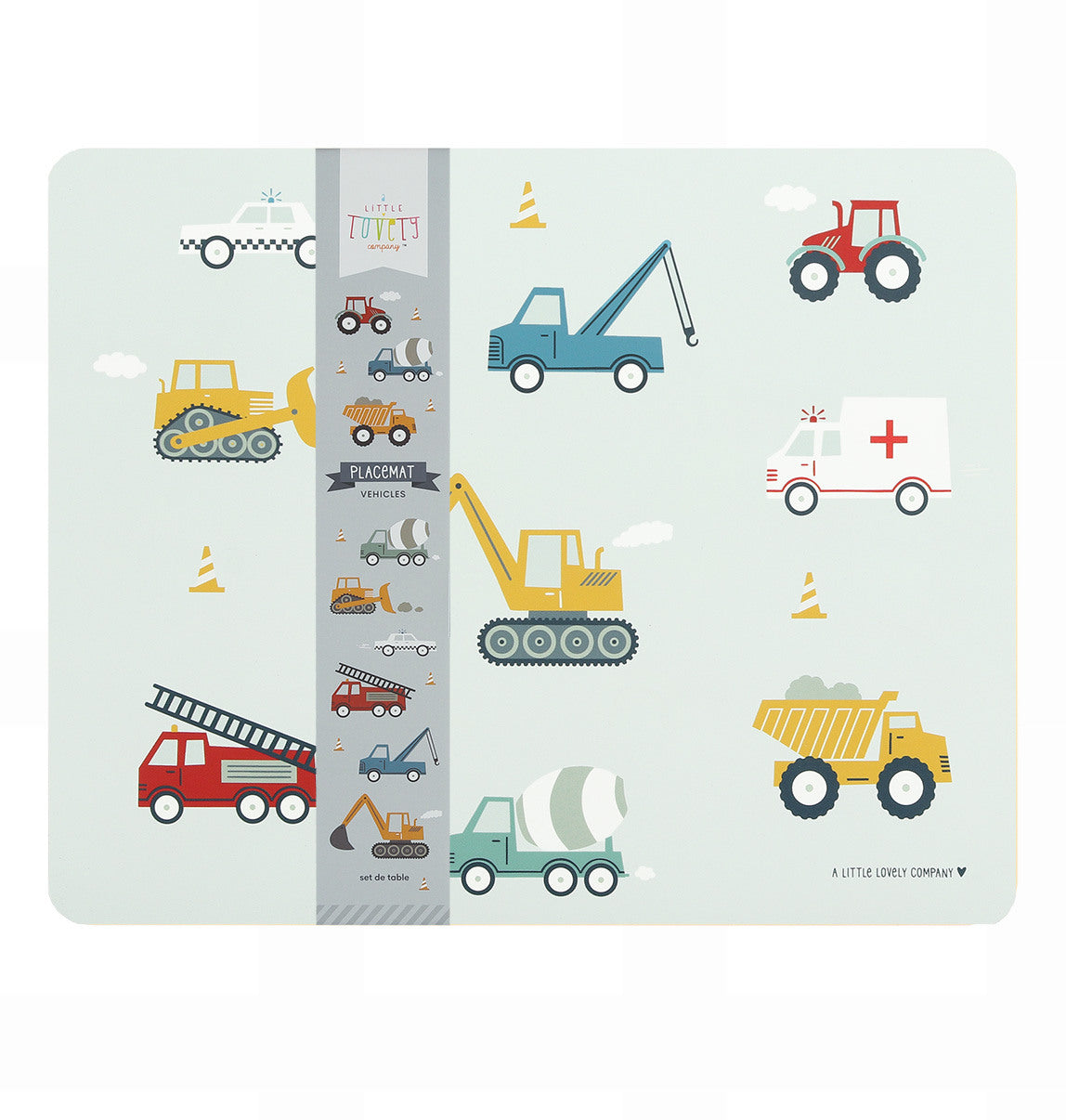 ALLC Tischset 43x34cm PMVEBU09 Vehicles