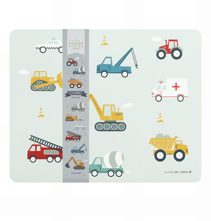 ALLC Tischset 43x34cm PMVEBU09 Vehicles