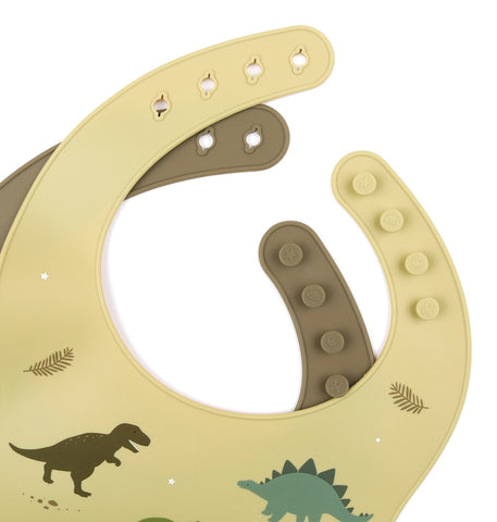 ALLC Silikonlätzchen SBDIGR02 Dinosaurs 2 Stück