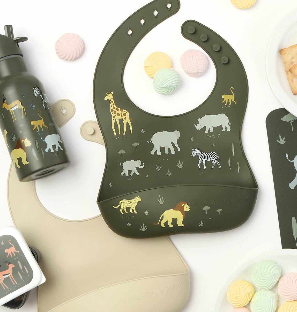 ALLC Silikonlätzchen 22x27cm SBSAGR06 Savannah