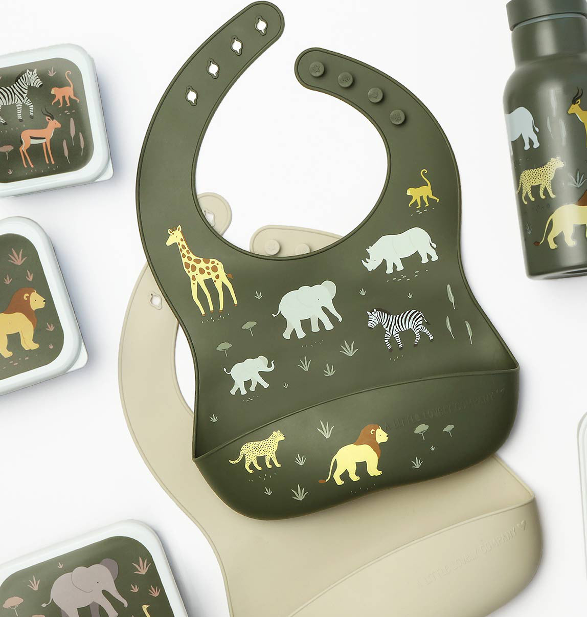 ALLC Silikonlätzchen 22x27cm SBSAGR06 Savannah