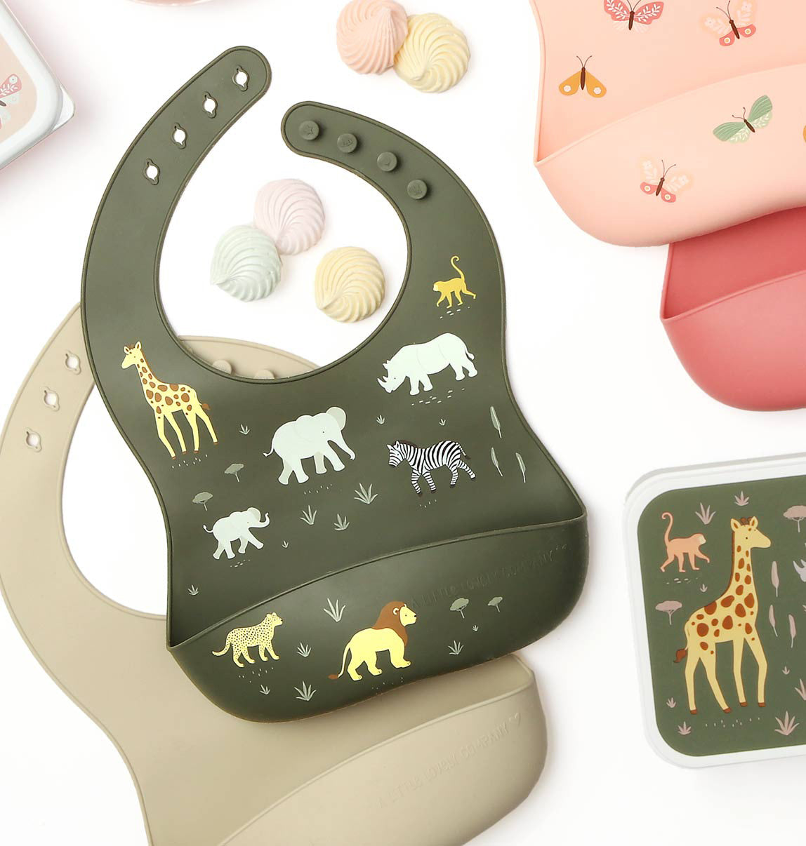 ALLC Silikonlätzchen 22x27cm SBSAGR06 Savannah