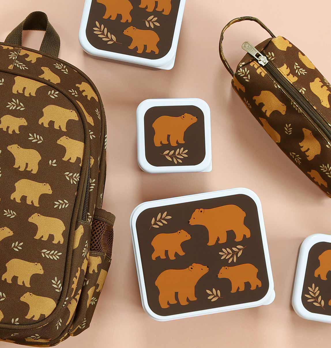 ALLC Lunch & snack box set SBSEBE43 Bears