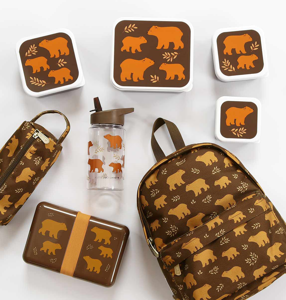 ALLC Lunch & snack box set SBSEBE43 Bears